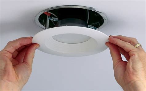 how to remove led recessed light
